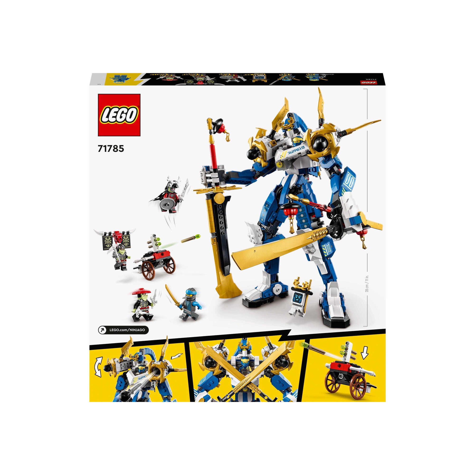 LEGO outlets NINJAGO Jay’s Titan Mech 71785 Building Toy Set