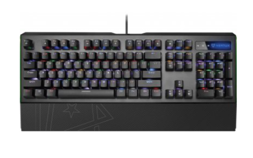 Клавиатура Vertux Toucan Mechanical Gaming RGB Blue EN, черный