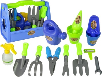 Smilšu kastes rotaļlietu komplekts LEAN Toys Little Gardeners, daudzkrāsaina, 270 mm x 140 mm