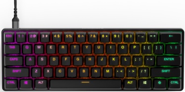 Klaviatūra Steelseries Apex Apex Pro Mini OmniPoint Adjustable EN, juoda