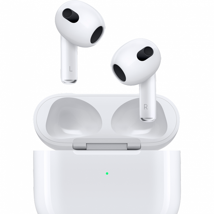 Беспроводные наушники Apple AirPods (3rd generation) with MagSafe Charging Case, белый