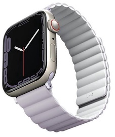 Siksniņa Uniq Revix Apple Watch Series 4/5/6/7/8/SE/SE2/Ultra 42/44/45mm, balta/gaiši rozā
