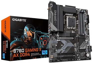 Pagrindinė plokštė Gigabyte B760 GAMING X AX DDR4