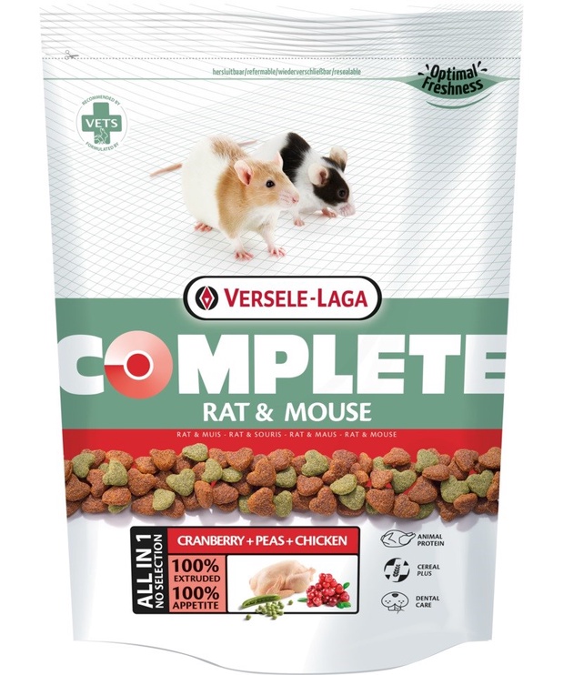 Корм для грызунов Versele-Laga Complete Rat & Mouse, для грызунов, 2 кг