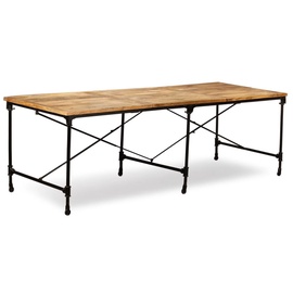 Söögilaud VLX 243992, puu, 2400 mm x 900 mm x 760 mm
