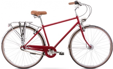 Велосипед городской Romet Vintage Classic M, 28 ″, 20" (49.53 cm) рама, розовый