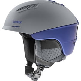 Лыжный шлем Uvex Ultra Pro, синий/серый, 55-59 см