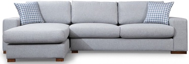 Trīsvietīgs stūra dīvāns Hanah Home Loop 13, gaiši pelēka, kreisais, 290 x 194 cm x 85 cm