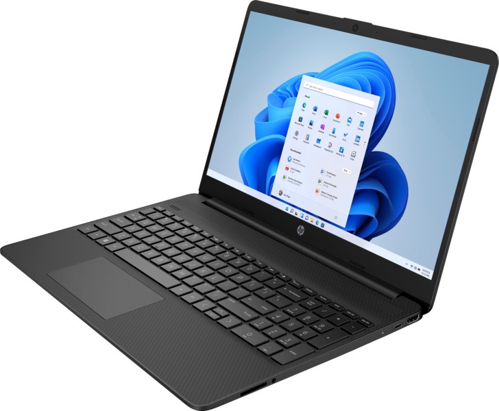 Sülearvuti HP 15s fq5010ny, Intel® Core™ i3-1215U, 8 GB, 256 GB, 15.6 ", Intel UHD Graphics, must