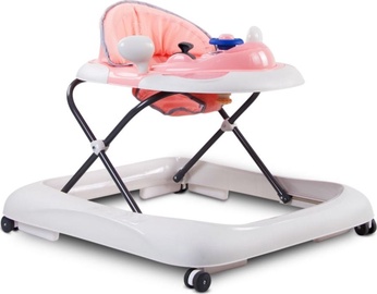 Vaikštynė SunBaby Walker With Steering Wheel, rožinė