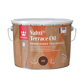 Koksnes eļļa Tikkurila Valtti Terrace Oil, brūna, 9 l
