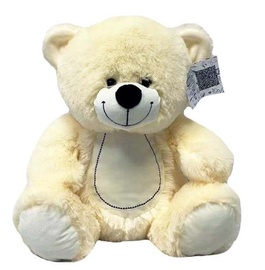 Mīkstā rotaļlieta Tulilo Teddy Bear Tom, krēmkrāsa, 34 cm