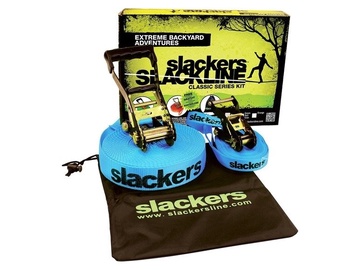 Āra rotaļlieta Slackers Slackline Classic 980010, 1500 cm x 5 cm, zila