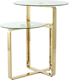 Kafijas galdiņš Kayoom Katris 100, zelta, 60 cm x 46 cm x 60 cm