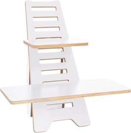 Datorgalds regulējams augstums Sun-flex Easydesk Rise 620703, balta
