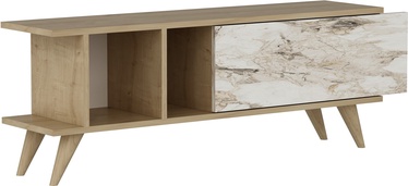 TV-laud Kalune Design Liberty, valge/tamm, 120 cm x 45 cm x 30 cm