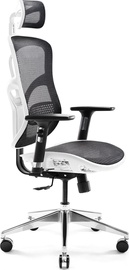 Mänguri tool Diablo Chairs V-Basic, 49 x 51 x 119 - 130 cm, valge/must