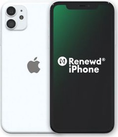 Mobiiltelefon Apple iPhone 11, 64 GB, valge, taastatud