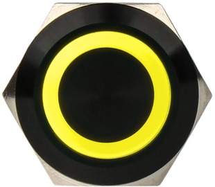 Korpuso detalė DimasTech Vandalism Switch Blackline PD048, juoda/geltona/nerūdijančiojo plieno