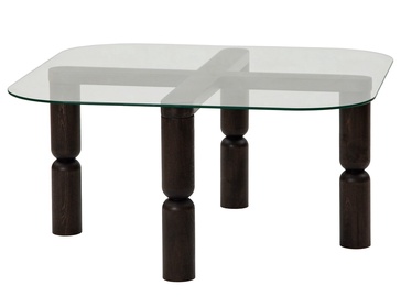 Журнальный столик Kalune Design Kei, антрацитовый, 80 см x 80 см x 40 см