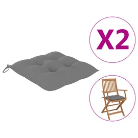 Krēslu spilvens VLX, pelēka, 40 x 40 cm