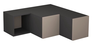 TV galds Kalune Design Compact, antracīta/gaiši brūna, 92 cm x 90 cm x 32 cm