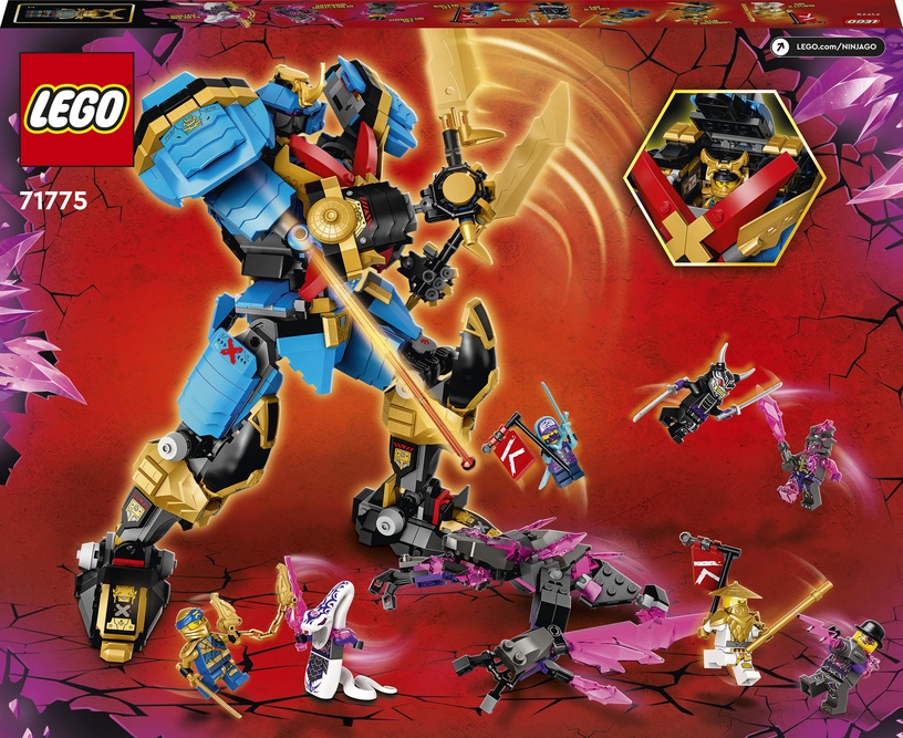 Konstruktor LEGO® NINJAGO® Nya samurai X ROBOTS 71775, 1003 tk