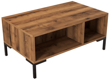 Kafijas galdiņš Kalune Design Aurora 2082, valriekstu, 90 cm x 41.6 cm x 54 cm