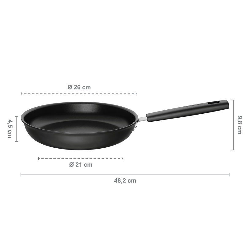 Praepann Fiskars Hard, 26 cm, alumiinium