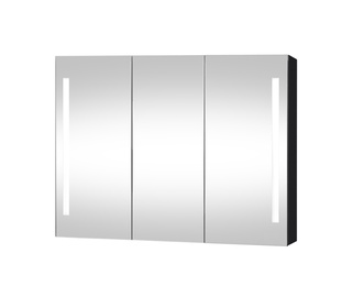 Шкаф для ванной Domoletti SV90-1, черный, 15 см x 88 см x 66 см