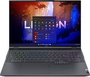 Ноутбук Lenovo Legion 5 Pro 16ARH7H 82RG00A6PB, AMD Ryzen™ 7 6800H, 16 GB, 512 GB, 16 ″, Nvidia GeForce RTX 3060, серый