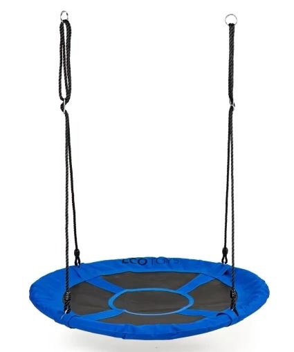 Качели-гнездо Eco Toys Nest Garden Swing, 100 см, синий/черный