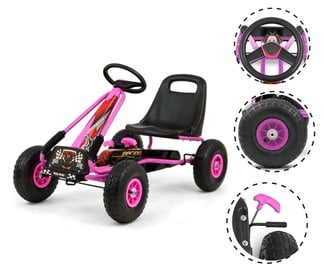 Pedaalidega auto Milly Mally Go-kart Thor, roosa