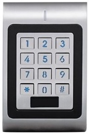 Slēdzene HiSmart Access Control With Keypad & Card Reader TV990290, sudraba