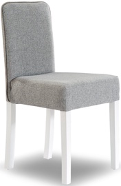 Valgomojo kėdė Kalune Design Summer 813CLK3897, balta/pilka, 50 cm x 43 cm x 87 cm