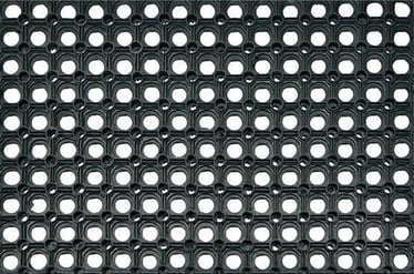 Durų kilimėlis Honeycomb, juodas, 60 cm x 40 cm