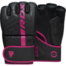 Перчатки для ММА RDX Grappling F6 Matte GGR-F6MP-M, черный/розовый, M
