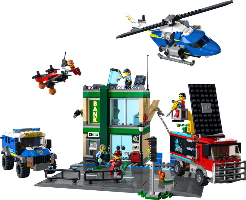 Konstruktors LEGO® City Police Policijas pakaļdzīšanās bankā 60317