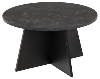 Журнальный столик Axis Izmir, черный, 70 см x 70 см x 40 см