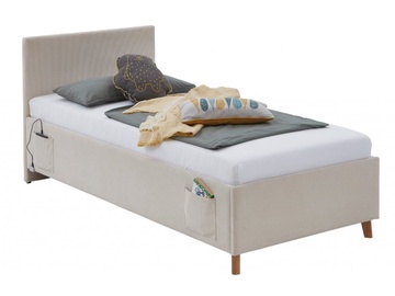 Кровать одноместная Cool, 120 x 200 cm, бежевый