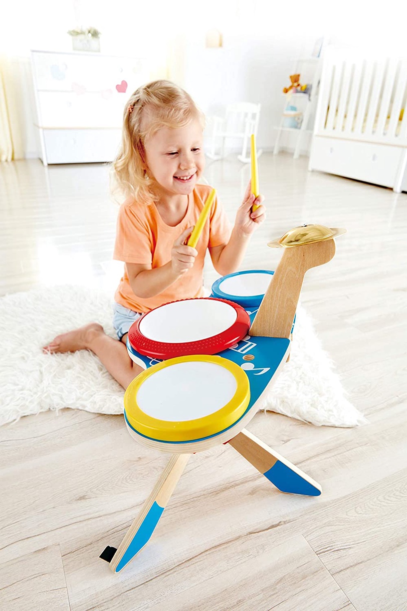 Laste trumm Hape Love Play Learn Drum And Cymbal Set