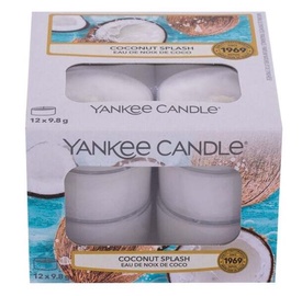 Svece tējas sveces Yankee Candle Coconut Splash, 4 - 6 h, 117.6 g, 12 gab.