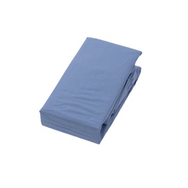 Voodilina Domoletti Domoletti Satin Blue, sinine, 90 x 200 cm, kummiga