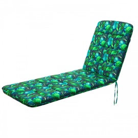 Подушка для стула Hobbygarden Amelia 3D, зеленый/голубой, 113 x 60 см