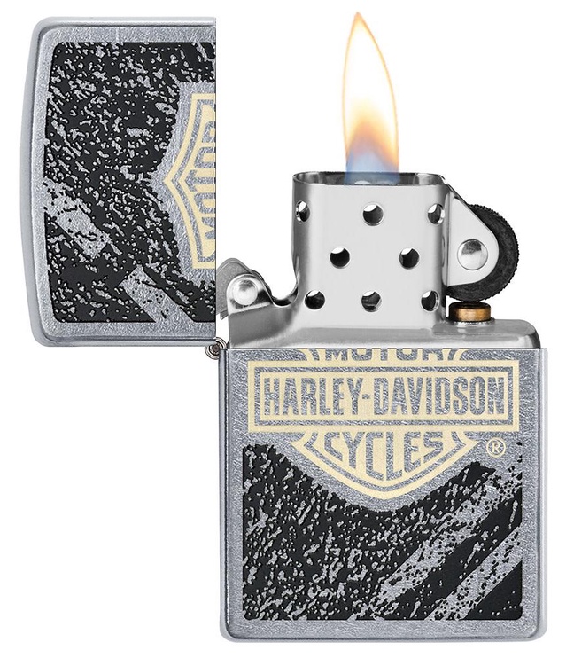 Зажигалка Zippo Harley-Davidson® 49656, серебристый