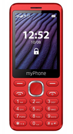 Mobiiltelefon MyPhone Maestro 2, punane, 32MB/32MB