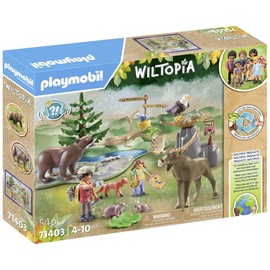 Konstruktor Playmobil Wiltopia Detour To The Animals Of North America 71403, plastik