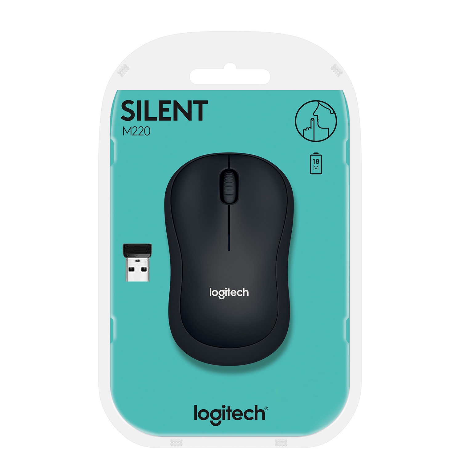 logitech m220 silent mouse black