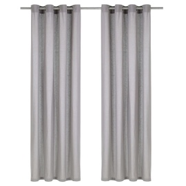 Дневные шторы VLX Cotton 134336, серый, 1400 мм x 2250 мм