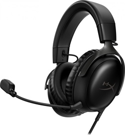 Vadu spēļu austiņas HyperX Cloud III, melna